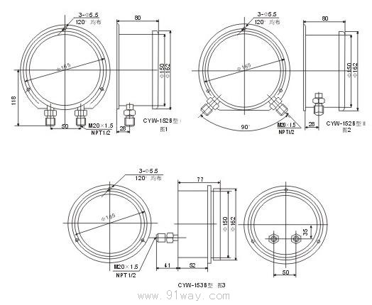 CYW-150BϵвP䓲bߴ