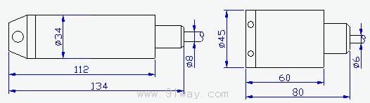 BT311ͶʽҺλ׃Cߴ